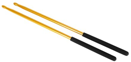 VICASKY Schlagzeugstöcke aus Aluminiumlegierung mit Percussion-sticks für Schlagzeug und Verschiedene Musikstile mit Speed-boost-kopf und Handschutz für Schnelles Spiel