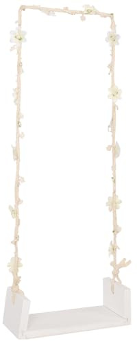 CONGARTENO Columpio de Madera para Fotografía Recién Nacido Accesorio Decorativo Duradero y Versátil para Sesiones Fotos y Decoración Infantil