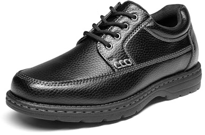 Bruno Marc Chaussures Homme Ville habillées,Size 43,Cuir Noir