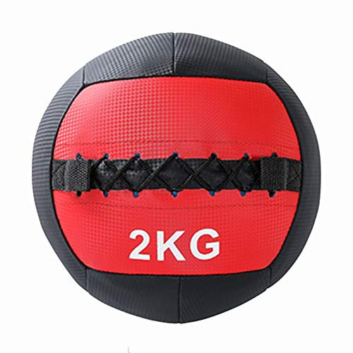 Balls AGYH Medizinbälle Weiche Medizinball, Kunstleder Squash Fitness, Verwendet for Muskeltraining, Aerobic, Krafttraining, 8 Gewichte, 2-12KG (Size : 2KG)