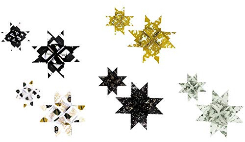 Sibylles Geschenkeartikel Fröbelstreifen Nostalgic Christmas Black/White