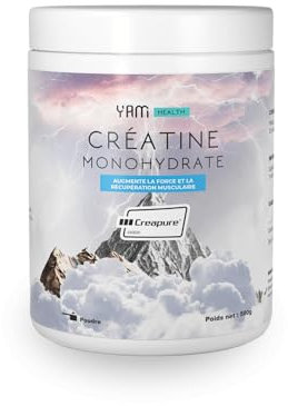 Créatine Monohydrate Creapure® - Force & Récupération Musculaire - 100% Pure - Poudre