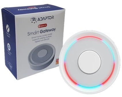 Hub Tuya Zigbee 3.0 con cable, concentrador y controlador de automatización del hogar todo en uno para dispositivos Zigbee, Homebridge, Tuya Gateway, Smart Hub para el hogar, compatible con Apple