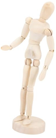 GRADENEVE Holzfigur Gelenkpuppe Beweglich Artist Modell Zeichenpuppe Mit Flexiblem Gelenk Für Zeichnen Und Dekoration Schreibtisch Fördert Kreativität Und Praktische Fähigkeiten