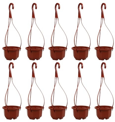 CIMAXIC Lot de 10 pour Pots De Fleurs Chlorophytum en Plastique