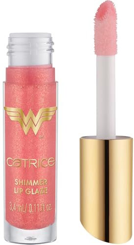Catrice Cosmetics Wonder Woman Shimmer Lip Glaze Huile à Lèvres Gloss, avec Huiles, Brillant, Chatoyant, 3.4 ml