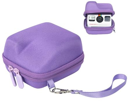 Aisnyho Étui pour appareil photo compatible avec appareil photo instantané Polaroid Go/Go Generation 2, coque de protection rigide en EVA, violet, Étui de protection rigide