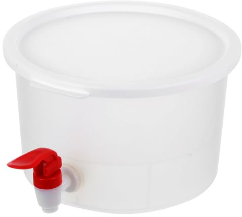 jojofuny Dispensador de Bebidas Garrafa de Agua de Gran Capacidad 25L de Polipropileno Alimentario Grifo para Frigorífico Adecuado para Fiestas y Uso Doméstico