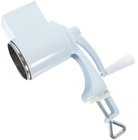 SMASOLO Rallador de Queso Manual con Manivela Metal Resistente Multifuncional para Casa para Rallar Queso y Nueces Fácil Uso y Durabilidad