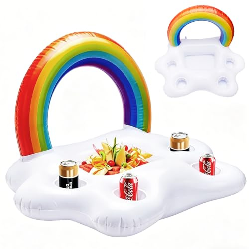 Inflatable Drink Holder, Inflatable Floating Drink Holder for Pool