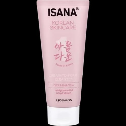 Korean Skincare Cream-to-Foam Cleanser mit CICA & BHA/PHA, reinigt porentief & hydratisiert