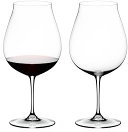 RIEDEL Vinum Neue Welt Pinot Noir - 2er Set, Weinglas, Kristallglas, Spülmaschinenfest - 6416/16 | Spülmaschinenfest