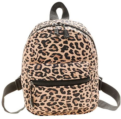 F Fityle Rucksack Damen Klein, Elegant Schultertasche Frauen, Modern Rucksacktasche Cityrucksack, Modisch Tagesrucksack Bunt Stoff, Fashion Daypack für Kaufen Reisen Wandern Büro Outdoor
