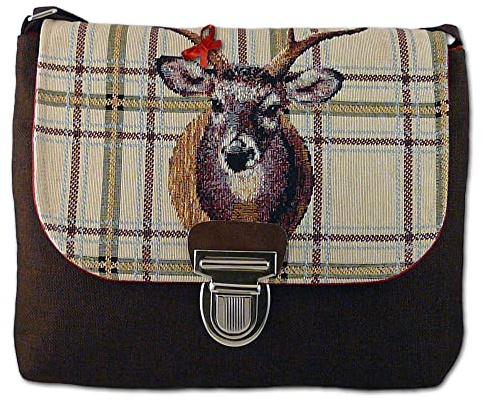 MYLULABAG Trachtentasche Hirsch Wiesn Oktoberfest Alpstyle Dirndltasche
