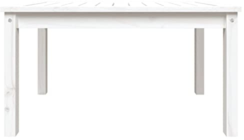Tidyard Trädgårdsbord, utomhusbord, barbord, bistrobord, barbord, trädgård, matbord, balkongbord, festbord, terrassbord, trädgårdsmöbler, campingbord, trädgård, loungebord, 82,5 x 50,5 x 45 cm (B x D x H) vitt