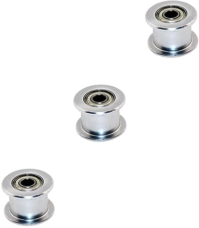 Mobestech 15stücke Aluminium Umlenkrolle Drucker Bohrung Für Synchronisierte Zahnriemenanwendungen Für Cnc-maschinen Und