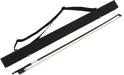 Geigenbogen Fall Bogen Tasche Vliesstoff Bogen Koffer für Violine/Viola/Cello Bogen Hardware Ecke mit Verstellbarem Schultergurt Schwarz