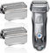 Series 7 70S electric shaver replacement heads, replacement blades 2-pack. Compatible with Braun Series 7 shavers 720cc, 730cc, 735s, 750cc, 760cc, 790cc and 795cc shaving foils.