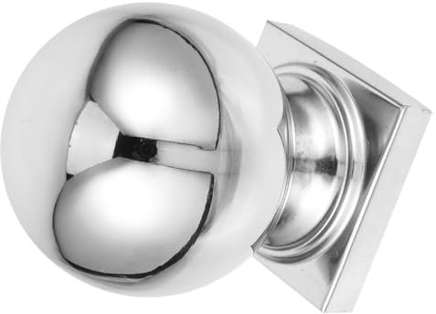 Abaodam Capuchons De Poteau Acier Inoxydable avec Design Sphérique Creux Robustes pour Clôtures De Jardin Et Balustrades Base Carrée pour Installation Facile Et