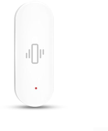 Per il sensore di vibrazione WiFi Smart Tuya con rilevamento del movimento, rilevatore di allarme con sensore di movimento in tempo reale per il controllo tramite app Smart Life (1 confezione)