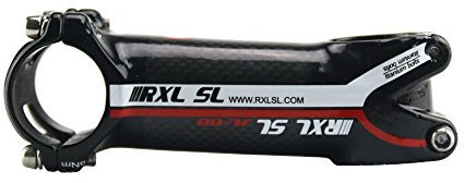 RXL SL Fahrradvorbau, Carbon-Vorbau, Rennrad, 6 °, Carbon, Rennrad, Mountainbike, kurzer Lenkervorbau, 31,8 mm, Aluminiumlegierung, Carbon, 31,8 mm, 120 mm, rot, 3 K, glänzend