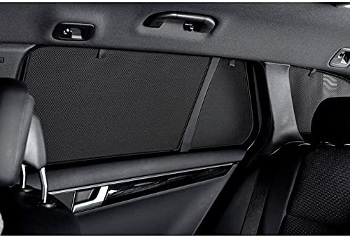 CAR SHADES Juego Compatible con Toyota RAV-4 (5th Gen) 2018- (sin cámara de Marcha atrás) (6-Partes) cortinillas Parasol a Medida | Compatible con Toyota RAV-4 (5th Gen) 2018- (sin cámara de visión retrospectiva) (6 piezas)