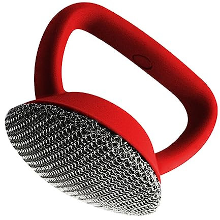 DOITOOL Metallbürste Mit Langem Griff Edelstahl Topfreiniger Stahlbürste Langlebig Wiederverwendbar Ergonomischer Silikongriff Küchenreinigung Topfbürste Für Töpfe Pfannen Spülbecken