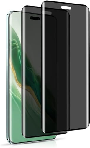 Fiokxie [2 Pièces] Verre Trempé Anti Espion avec HONOR 200 Pro - Anti Spy Film de Protection Dureté 9H, Privacy Film Protection Écran, [Anti-Rayures] 3D Vitre Protecteur Filtre Confidentialité