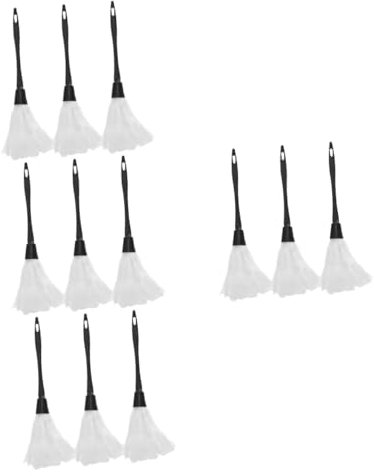KOMBIUDA 12piezas Plumero De Maid Para Halloween De Accesorio De Cosplay Para Niño Niña Pluma De Limpieza De Largas Para Fiestas y Actuaciones