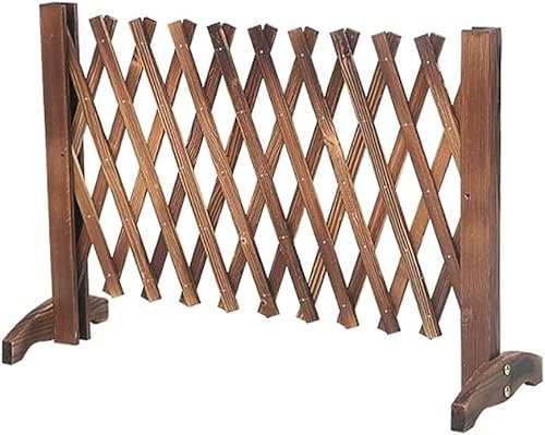 Recinzione Decorativa da Giardino/Recinzione in Legno con Griglia Decorativa/Ringhiera Telescopica/Recinzione Decorativa per Balconi/Recinzione da Giardino Esterna/Recinzione per Animali Domestici