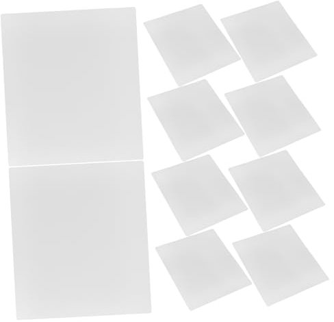 Cabilock 10 Transparente Pvc 3d-zeichenplatten Schablonen 20x18cm Kompatibel Mit 3d-druckstiften Selbstgemacht Bastelmatte Für Präzises Nachzeichnen Kreative Kunst