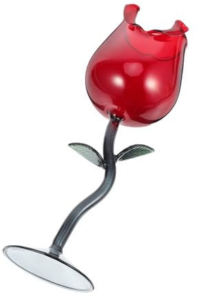 TOPBATHY Verres à Vin Rose Forme pour Cocktails Jus Élégant pour Mariages Célébrations