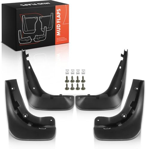 Frankberg 4x Parafanghi per auto Compatibile con Golf VI Variante AJ5 1.6 TDI 1.6 1.2 T.S.I 1.4 T.S.I 1.6 TDI 4.m.o.t.i.o.n 1.4 1.6 MultiFuel 2.0 TDI 2.0 TFSI 2009-2013 Station Wagon