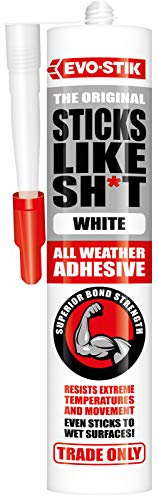 12 x BOSTIK Evo-Stik Sticks Like Sh*t Grab Adhesive All weatyher Glue White