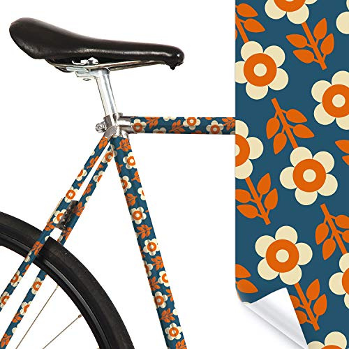MOOXIBIKE, Pellicola protettiva per bicicletta da corsa Unisex adulto, Blu, 2 x 150 x 13 cm