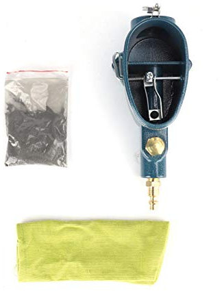 Sabbiatrice per Candele, Pulitore Pneumatico per Candele di Accensione per Auto con Sabbiatrice ad Aria Compressa con Abrasivo + Sacchetto di Immagazzinaggio