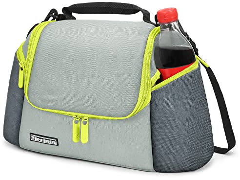 Kato Tirrinia 20L Groß Kühltasche Isoliertasche, Faltbar Picknickkorb Kühlbox mit Flaschentasche 2 Flaschen & Bier Flaschenöffner, Kühlkorb Thermo Tasche für Camping BBQ Strand Auto Einkaufen
