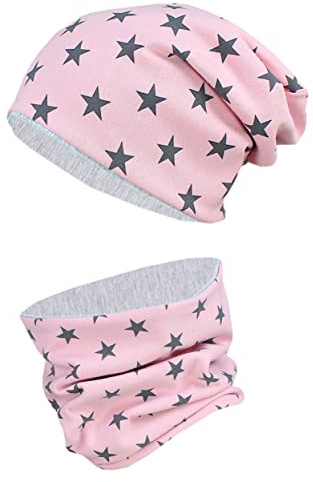 TupTam Kinder Mütze & Schlauchschal Set – Warm, Oeko-TEX