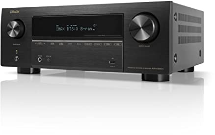 Denon AVR-X3800H 9.4-Ch 8K UHD AVR Home Theater Stereo Receiver, (105W X 9) Built-in Bluetooth Wi-Fi & HEOS Multi-Room Streaming Dolby Atmos DTS:X IMAX Enhanced & Auro 3D