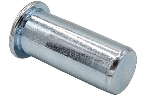 Geschlossene Blindnietmuttern mit Flachkopf rund Aluminium M 6/0,5-3,0-500 Stück