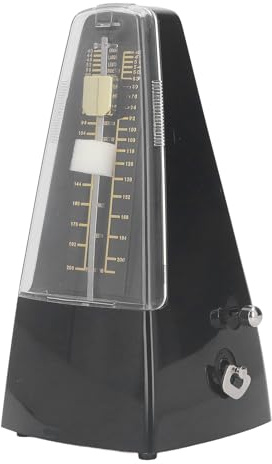 POYHKFD Universelles mechanisches Metronom, mechanisches Metronom mit hoher Genauigkeit für Klavier, Musikinstrumente, Metronom für Klavier, Gitarre, Bass, Ukulele, Trommel, Violine, lauter Klang
