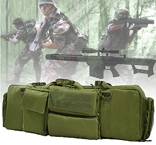 Gewehrrucksack Weiche Gewehrkoffer Gewehrkoffer Doppelter langer Gewehrkoffer, taktischer Waffenkoffer für Gewehre und langlebige Multifunktions-Gewehrtasche, abschließbare Waffentasche schützt Karab
