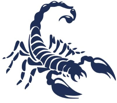 Tattwo.me – Tatouage temporaire pour adultes et enfants, dure 2 semaines, résistant à l'eau – scorpion – Encre végétale - certificat cosmétique UE – (P0719)