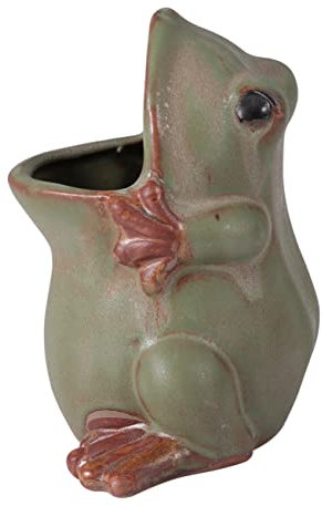 Happyyami Vintage Sukkulentenhalter Vintager Blumentopf Tischpflanzer s Grün Pflanzgefäß Für Schreibtisch Fensterbank Badezimmer Kakteen