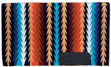 EQUIEMPRESS Sattelunterlage Western Ranch/Westernsatteldecke aus Neuseelandwolle, Top Wool Pad Sensor Flex (Anpassung möglich) A-848 (34 x 42)