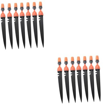 Toddmomy 2 Sätze Mikrospray Emitter Einstellbar Sprühen Im Freien Anlage Düse Sprühregner Bewässerung Tropfer Emittent Auf Dem Spiel Tropfstrahler Plastik Black 7 Stücke * 2