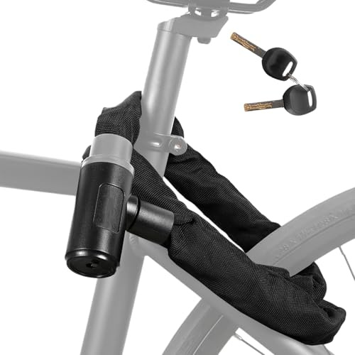 Candado antirrobo para bicicleta de carretera | Accesorios de seguridad para bicicleta de exterior con protección antirrobo y candado de alta seguridad para motocicletas