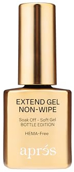APRÉS Nail Non-Wipe Extend Gel, Soak Off HEMA-Free Gel-X Tips Adhesive 15ml / 0.5oz
