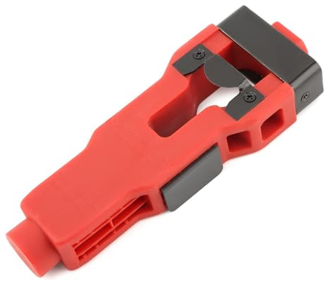 Door Latch Mortise Tool Door Latch Installation Kit,Precision Scoring and Chiseling Residential Doors Fitting Tools for Use with 1-3/4 or 1-3/8 Thick Doors(Red,Size:16.5 * 5.8 * 2.58cm)