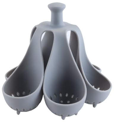 Alide Soporte para huevos de silicona para cocinar, escalfador de huevos, soporte de silicona para cocina, cocina 6 huevos a la vez